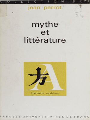 cover image of Mythe et littérature